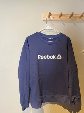 Reebok Women's Blue Crewneck Sweatshirt